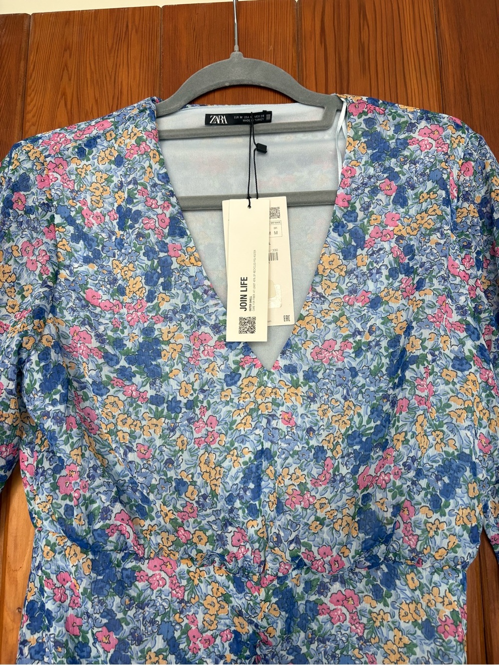 NWT ZARA Floral Mini Dress